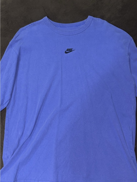 Nike Other - Nike Vintage Long-Sleeve Crew in Royal Blue with Black Logo